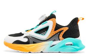 Детские кроссовки GS Low-top QM4250407 Черный/персиковый оранжевый Qiaodan, черный