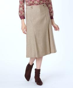 Шерстяная ворсистая юбка