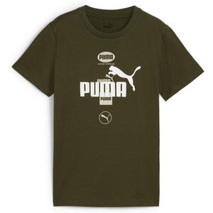 Футболка с принтом Power Power Puma, зеленый