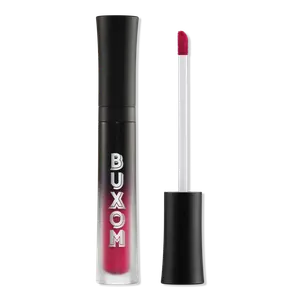 Жидкая матовая помада с эффектом увеличения объема губ Buxom, Berry Babe (raspberry)