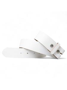 Кожаный ремень, сменный ремень белого цвета FRONHOFER