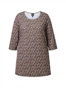 Длинная рубашка черного цвета Ulla Popken