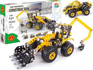 АЛЕКСАНДР Малый Конструктор НОЙ ЭКСКАВАТОР 5в1 434 элемента строительные блоки автомобиля Inna marka