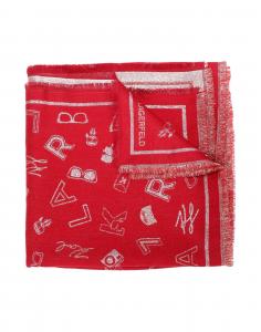 Шарф K/Pins Jacquard Scarf Karl Lagerfeld, красный