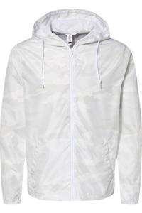 Independent Trading Co. Легкая ветровка с застежкой-молнией, цвет white camo