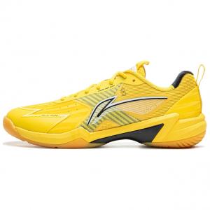 Li-Ning LiNing Battle Array 2 нескользящие износостойкие низкие кроссовки для бадминтона Unisex Radiant Yellow
