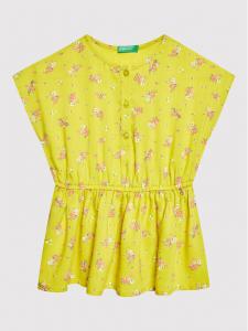 Летнее платье стандартного кроя United Colors Of Benetton, зеленый