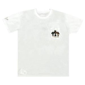 Футболка Chrome Hearts Horse Shoe Logo Pocket T-Shirt, белый