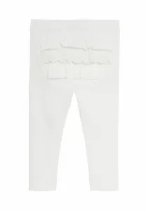 Брюки-Леггинсы med volanger Newbie, Off White