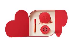 GIORGIO ARMANI Ограниченная серия Red Cushion Red Tube жидкая помада наборы одежды 520 Box Limited Edition