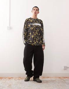 Футболка свободного кроя Airtex с длинными рукавами и камуфляжным принтом Collusion