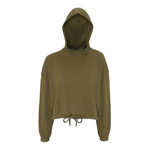Женский укороченный худи Maria Tridri, Olive