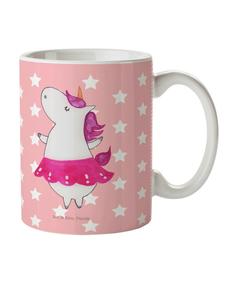 Детская кружка Единорог-балерина в пастельно-красных тонах Mr. & Mrs. Panda