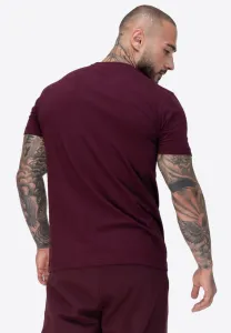 Футболка с принтом Lonsdale, Oxblood/Dark Navy/Ecru