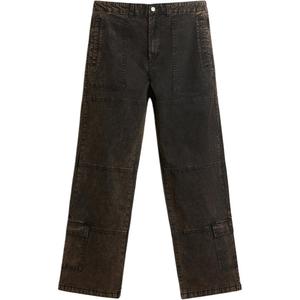 ZARA Коричневые мужские карго-штаны