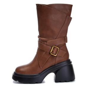 Ботильоны женские POOQ, Brown