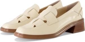 Туфли Franco Sarto Gene Cut Out Heeled Loafers, цвет Vanilla White Leather