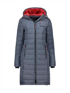 Geographical Norway Стеганое пальто "Арома" темно-синего цвета