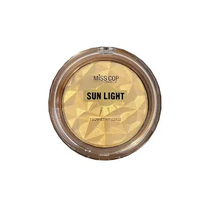 Пудровый хайлайтер Highlighter Sun Light Vegan Miss Cop, цвет honey