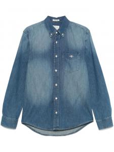 Gant джинсовая рубашка, синий