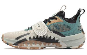 Баскетбольные кроссовки Zen 4 Basketball Shoes Men Low-Top Oat Milk/nebula Green 361°