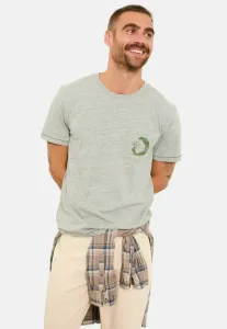 Футболка стандартного кроя с графическим принтом «хмурая лягушка». Fatface, Grey