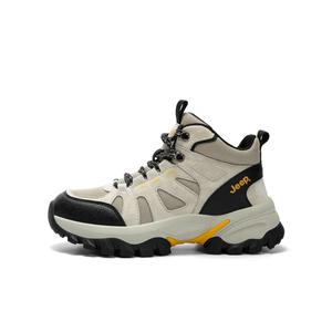 Дышащие и нескользящие низкие туристические ботинки для женщин Jeep, серый