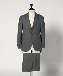 Костюм с тремя пуговицами и изысканным плетением, легкий, размер S – немнущийся United Arrows, цвет Md.Gray