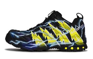 XA PRO 3D LA YAUTE дышащие кроссовки для беска низкие унисекс черный белый желтый SALOMON, черный белый желтый синий