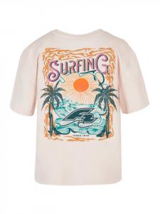 Футболка Everyday Tee F2 Surfers Sunset Summer Vibes розового цвета f2