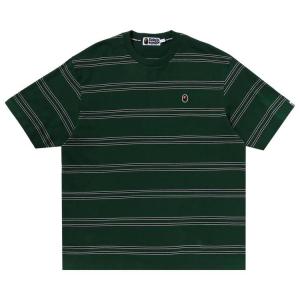 Футболка BAPE Ape Head One Point Hoop Relaxed Fit Tee, Green