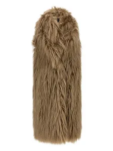 Длинноворсовый жилет без рукавов B&B COUTURE