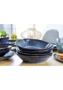 Серия глиняной посуды Токио Sänger, blau - suppenteller set 4-teilig