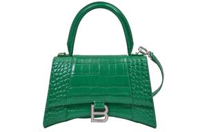 Маленькая сумка-песочница Balenciaga женская зеленая