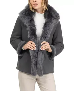 Куртка из шерсти тосканской овцы мериносовой породы Gorski, серый