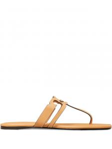 Шлепанцы Ines Tory Burch, коричневый