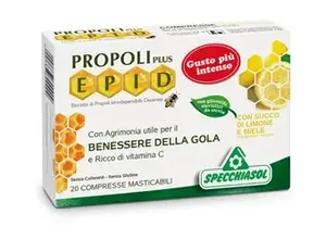 Specchiasol Epid с лимоном и медом, 20 жевательных таблеток, добавка для горла