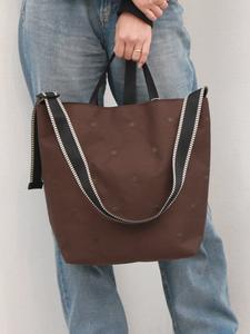 cachecache / Двусторонняя сумка через плечо из нейлона с вышивкой в горошек