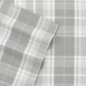 Комплект фланелевых простыней Laura Ashley, цвет Gray Mullholland Plaid
