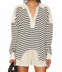 Топ-поло All For You в кремовом цвете Free People, Cream Combo