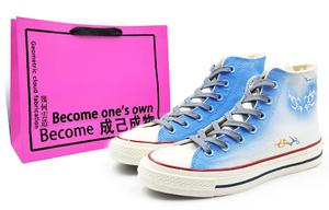 Converse Кроссовки Chuck 70 Abrasion Resistant высокие матерчатые Unisex Blue White