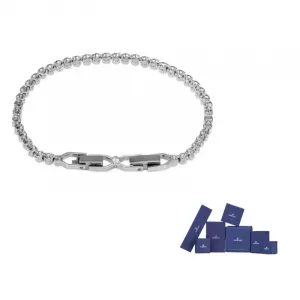 Swarovski Кристалл, родированное покрытие, браслеты, женские, silver