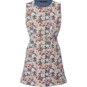 Платье Lv Floral Jacquard A Line LOUIS VUITTON, мультиколор