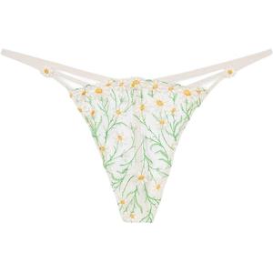 DREAM ANGELS Сетчатые вышитые заниженные трусики WE Женские 1 упаковка Белая вышивка Victoria's Secret, Белая вышивка/Белая вышивка