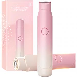 Электрическая бритва для всего тела, бережная для кожи, удаление волос в зоне подмышек, ног и бикини CT 001 Jia Hemei, розовый