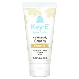 Key - E, Крем для рук и тела, без запаха, 2 унции (56 г) Carlson
