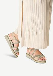 Босоножки на танкетке Platform sandals Tamaris, бежевый