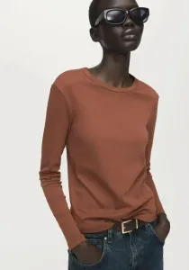 Топ с длинными рукавами Mango, Orange