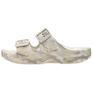 Crocs Тапочки-слайды женские из ЭВА, устойчивые к истиранию, цвет "кость белый"