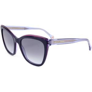 Carolina Herrera Женские солнцезащитные очки 55 мм серые, синий